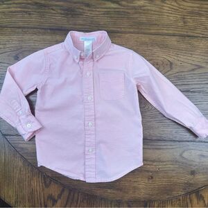 Janie and Jack Pink Button Down Shirt Spring Splendor